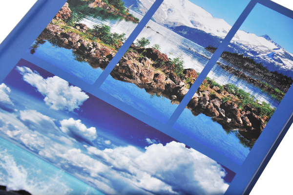 Album na zdjęcia w rozmiarze 10x15 cm - 300 zdjęć do wsuwania - SEASON - Niebieski - widoki - wakacje