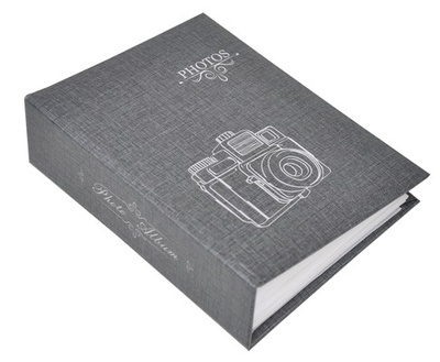 Album na 100 zdjęć do wsuwania w rozmiarze 10x15 cm - 10x15/100 CAMERA 2 - Grafitowy - Aparat