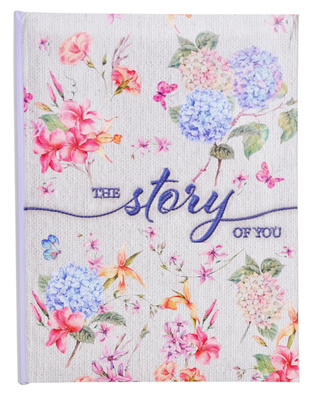 Album na zdjęcia w rozmiarze 10x15 cm - 200 zdjęć do wsuwania - FLOWER STORY - fioletowy - Kwiaty