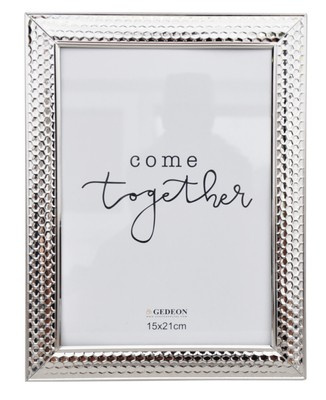 Ramka aluminiowa 15x21cm - srebrna/chromowana - ssk15