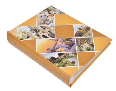 Album na zdjęcia w rozmiarze 10x15 cm - 200 zdjęć do wsuwania - MAY - Pomarańczowy - widoki - góry