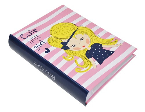 Album 10x15/200 A5 - Różowo biały - Dziewczynka