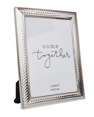 Ramka aluminiowa 15x21cm - srebrna/chromowana - ssk15