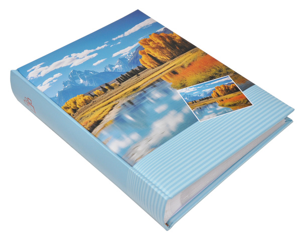 Album na zdjęcia w rozmiarze 10x15 cm - 200 zdjęć do wsuwania - AUTUMN - Niebieski - jesienne widoki - góry