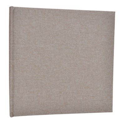 Album na zdjęcia do wklejania - tradycyjny DBCSS20 LINEN BEIGE - Beżowy - Kremowe karty - 40 kart 20 stron - materiałowa okładka
