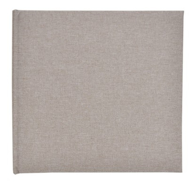 Album na zdjęcia do wklejania - tradycyjny DBCSS20 LINEN BEIGE - Beżowy - Kremowe karty - 40 kart 20 stron - materiałowa okładka