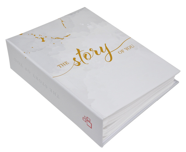 Album na zdjęcia w rozmiarze 10x15 - 304 zdjęcia do wsuwania - 10x15/304 STORY - różowy ze złotym błyszczącym napisem