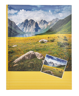 Album na zdjęcia w rozmiarze 10x15 cm - 200 zdjęć do wsuwania - AUTUMN - Żółty - jesienne widoki - góry