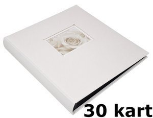 Album Tradycjny 30 kart JUST LOVE - Kremowy - CZARNE KARTY