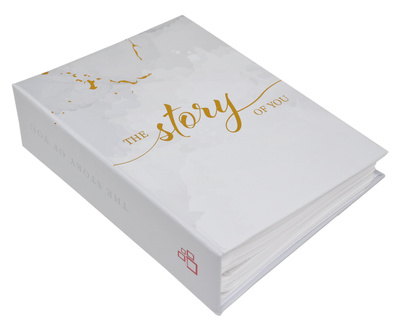 Album na zdjęcia w rozmiarze 10x15 - 304 zdjęcia do wsuwania - 10x15/304 STORY - różowy ze złotym błyszczącym napisem