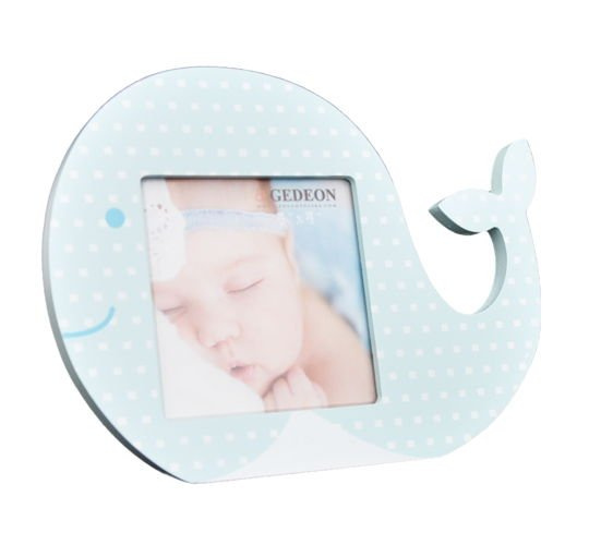 Ramka dziecięca 10x10 B1446 - niebieska