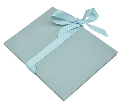 Album na zdjęcia harmonijka jamnik na 12 zdjęć w rozmiarze 10x15 cm - BENE SEA - Turkusowy - materiał - płótno