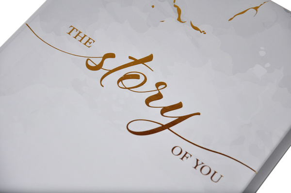 Album na zdjęcia w rozmiarze 10x15 - 304 zdjęcia do wsuwania - 10x15/304 STORY - różowy ze złotym błyszczącym napisem