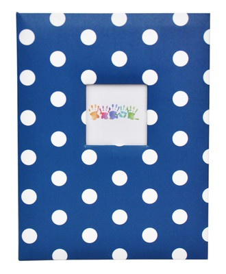 Album na 100 zdjęć do wsuwania w rozmiarze 13x18 cm - 13x18/100 DOTS - Granatowy