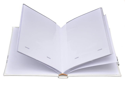 Album na zdjęcia w rozmiarze 15x21 cm - 100 zdjęć do wsuwania - MOMENT 05 - Ecru - złoty nadruk