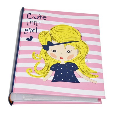 Album 10x15/200 A5 - Różowo biały - Dziewczynka