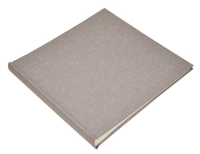 Album na zdjęcia do wklejania - tradycyjny DBCSS20 LINEN BEIGE - Beżowy - Kremowe karty - 40 kart 20 stron - materiałowa okładka
