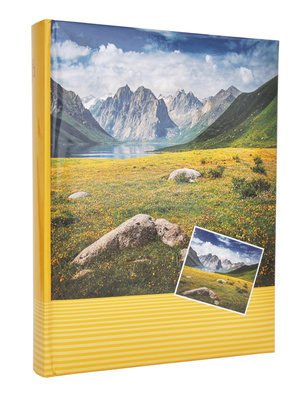 Album na zdjęcia w rozmiarze 10x15 cm - 200 zdjęć do wsuwania - AUTUMN - Żółty - jesienne widoki - góry
