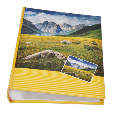 Album na zdjęcia w rozmiarze 10x15 cm - 200 zdjęć do wsuwania - AUTUMN - Żółty - jesienne widoki - góry