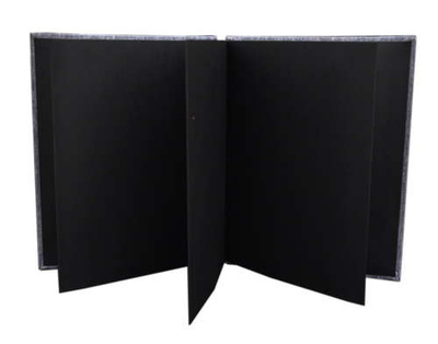 Album na zdjęcia harmonijka jamnik na 12 zdjęć w rozmiarze 10x15 cm - BENE SEA - Turkusowy - materiał - płótno