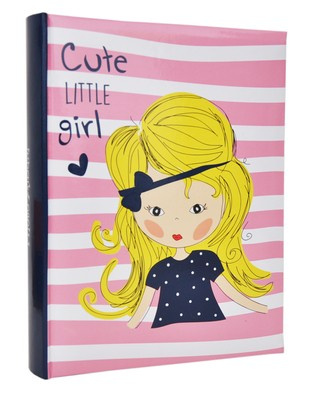 Album 10x15/200 A5 - Różowo biały - Dziewczynka