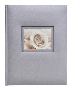 Album na zdjęcia na 100 zdjęć w rozmiarze 15x21 cm LOVE SILVER - Srebrny