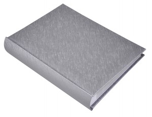 Album na zdjęcia w rozmiarze 15x21 cm - 100 zdjęć do wsuwania 15x21/100 CLEAN SILVER - srebrny