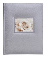 Album na zdjęcia na 100 zdjęć w rozmiarze 15x21 cm LOVE SILVER - Srebrny