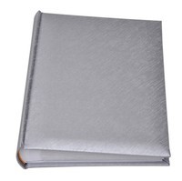 Album na zdjęcia w rozmiarze 15x21 cm - 100 zdjęć do wsuwania 15x21/100 CLEAN SILVER - srebrny